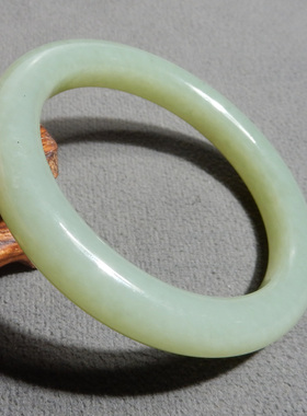 方言和田玉新疆且末料蓝调手镯子