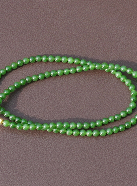 方言俄老料无黑点正阳绿碧玉手串