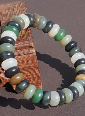 方言和田玉新疆青花楼兰多宝手串