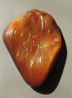 市场10万亏本回馈价2万粟黄鸡油黄色珍稀名品黄玉温凉玉籽料吊坠R