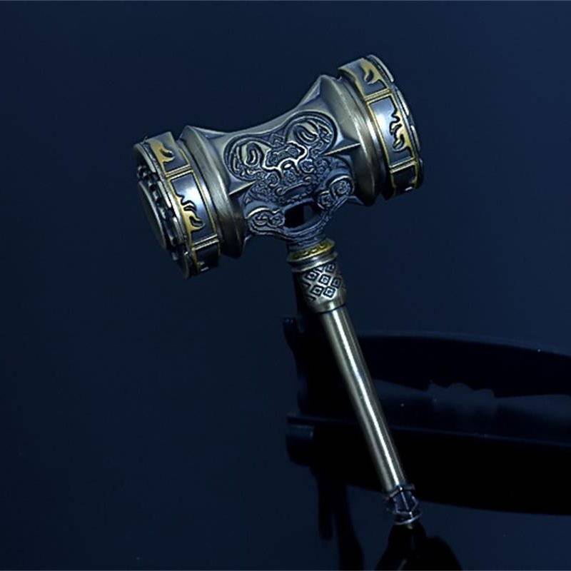 斗罗大陆昊天锤大号金属手办动漫周边唐三小舞汽车摆件人偶模型