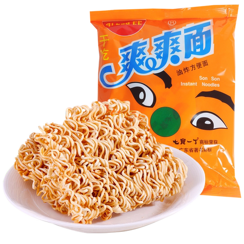 儿时回忆七宝一丁爽爽面干脆面干吃面方便面办公室零食面20包 - 图2