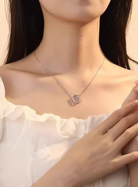 s925纯银悸动项链女生轻奢小众百搭锁骨链新款蝴蝶吊坠饰品