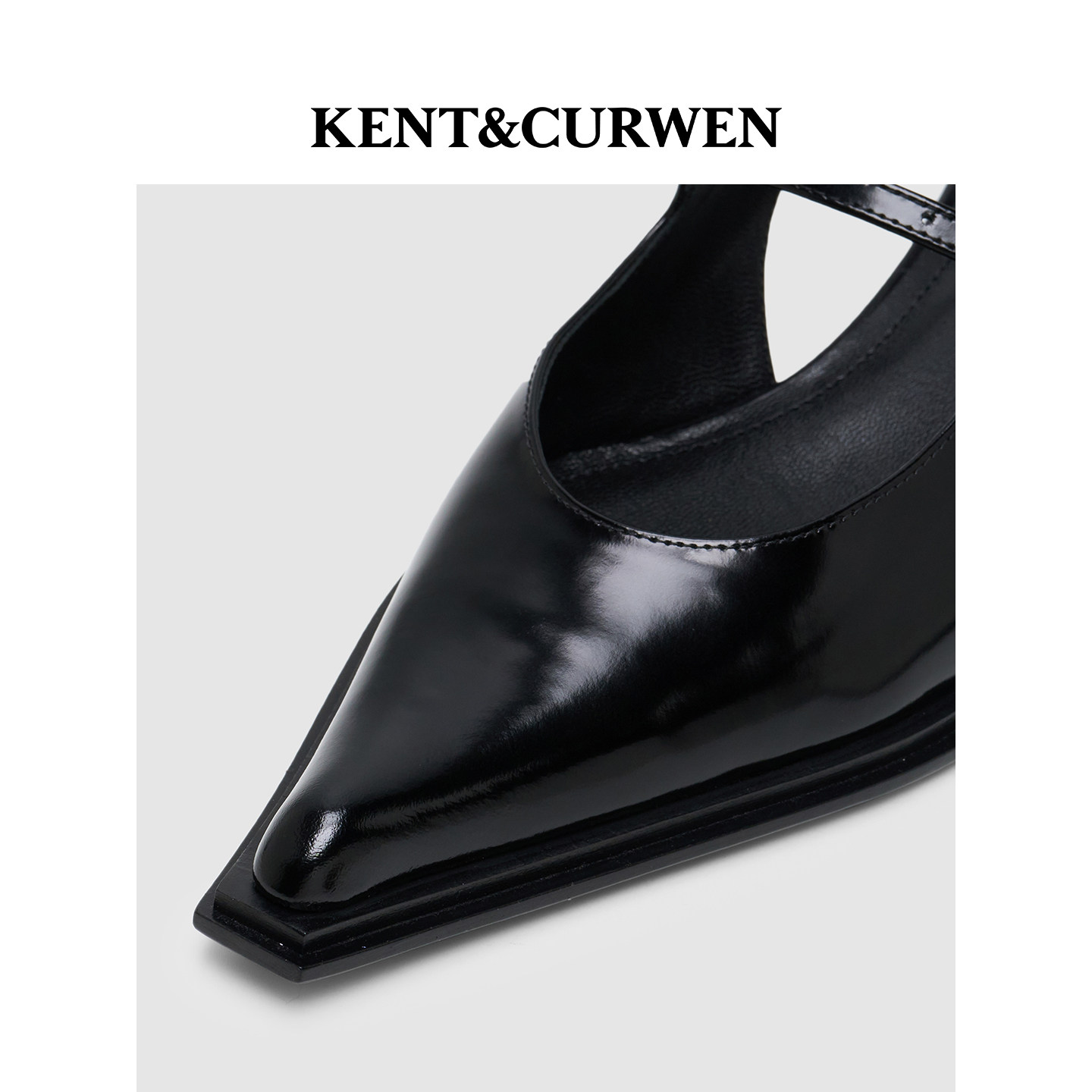 KENT&CURWEN/肯迪文2025秋冬新品女士尖头小猫跟牛头层革玛丽珍鞋,淘宝优惠券,粉丝福利购,淘宝优惠卷