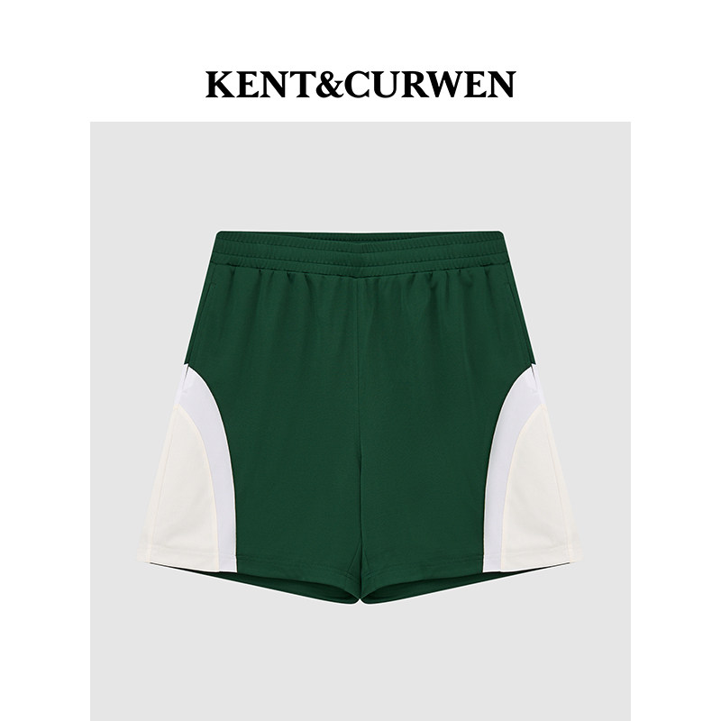 KENT&CURWEN/肯迪文2025夏季新品男士三狮硅胶印花休闲运动短裤,淘宝优惠券,粉丝福利购,淘宝优惠卷