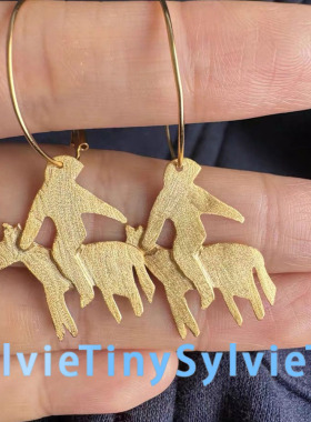 TinySylvie潮牌滑雪装饰摆件