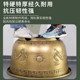 Large diameter imitation ceramic thickened flower pot bronze plastic resin iron tree balcony courtyard fish lotus water lily flower pot