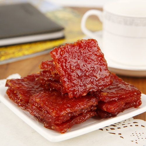 澳门特产蜜汁猪肉脯广东广州深圳手信零食铺香记网红小吃猪肉干浦 - 图3
