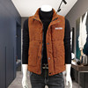 Thickened and warm Korean style corduroy vest vest