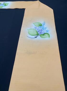 正绢西阵织真丝日式手工名古屋带
