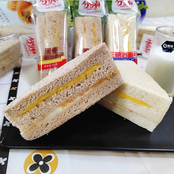 阿兴食品分分鲜黑麦三明治面包肉松沙拉夹心面包学生早餐糕点零食,淘宝优惠券,粉丝福利购,淘宝优惠卷