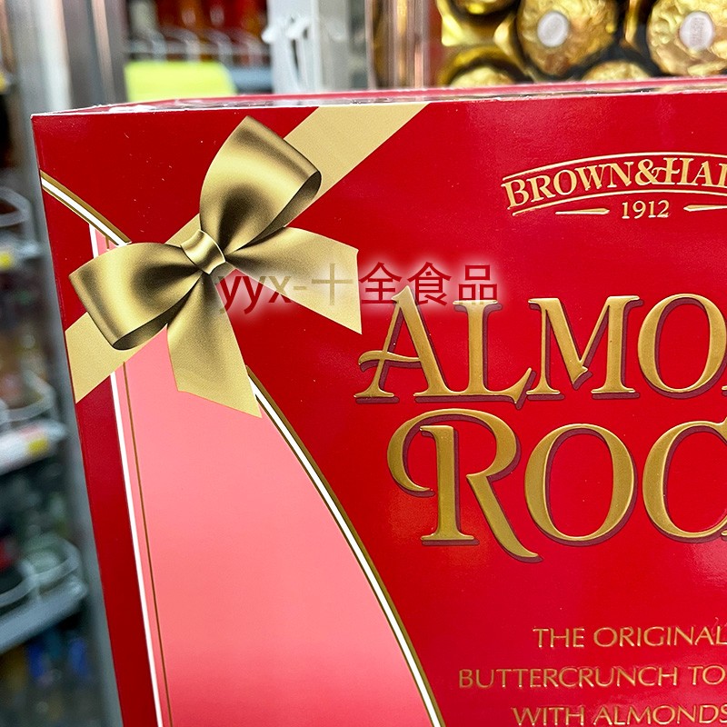 美国进口Almond Roca乐家扁桃仁杏仁糖礼盒500g 零食年货喜糖送礼 - 图0