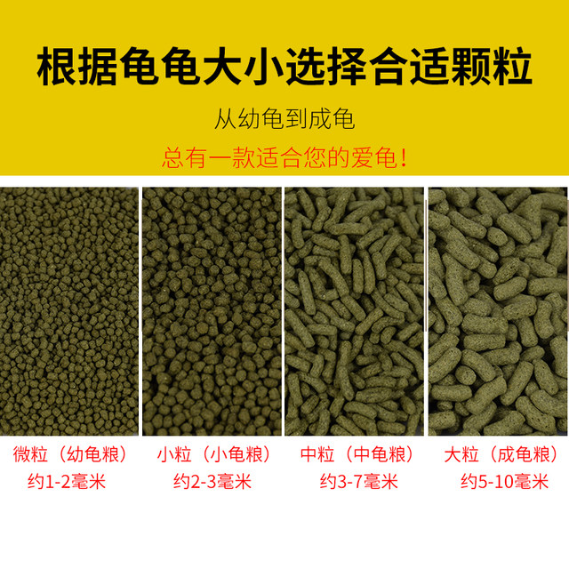 Golden turtle feed food universal calcium ເສີມທາດໂປຼຕີນສູງ