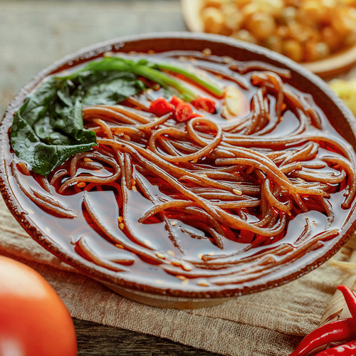 低脂陕西荞麦魔芋粉丝面冲泡方便速食代餐主食卡涮火锅干荞麦面 - 图2