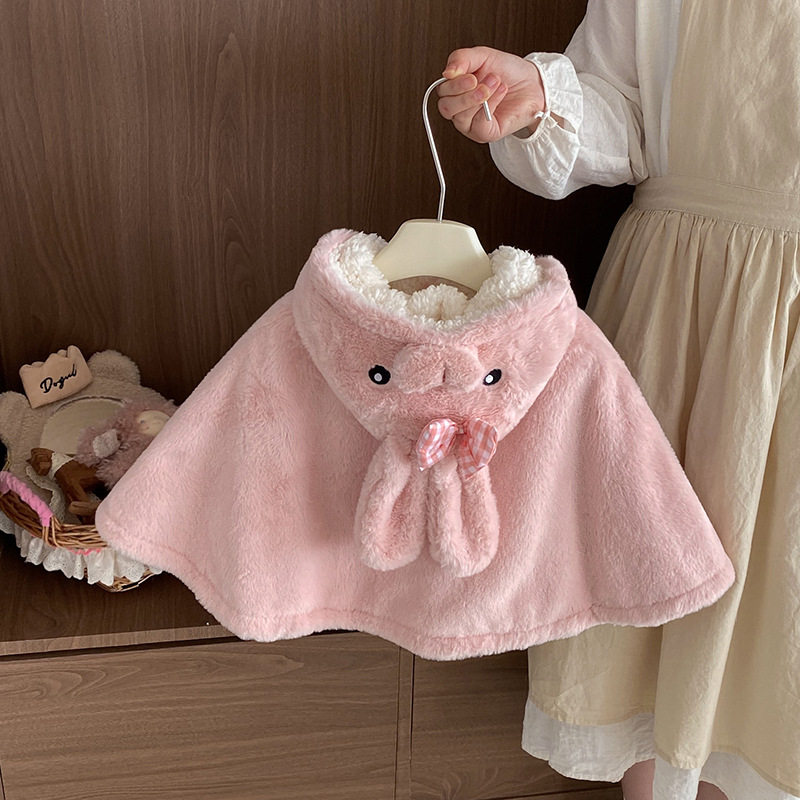 婴儿披风斗篷新生儿宝宝防风抱被外出衣服毛绒加厚秋冬季挡风披肩,淘宝优惠券,粉丝福利购,淘宝优惠卷