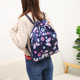 Casual travel women's drawstring bag polyester drawstring backpack