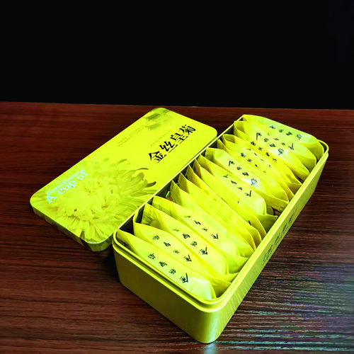 江西婺源金丝皇菊伴手礼一朵一杯礼盒装菊花茶黄菊篁岭特产新花茶 - 图2