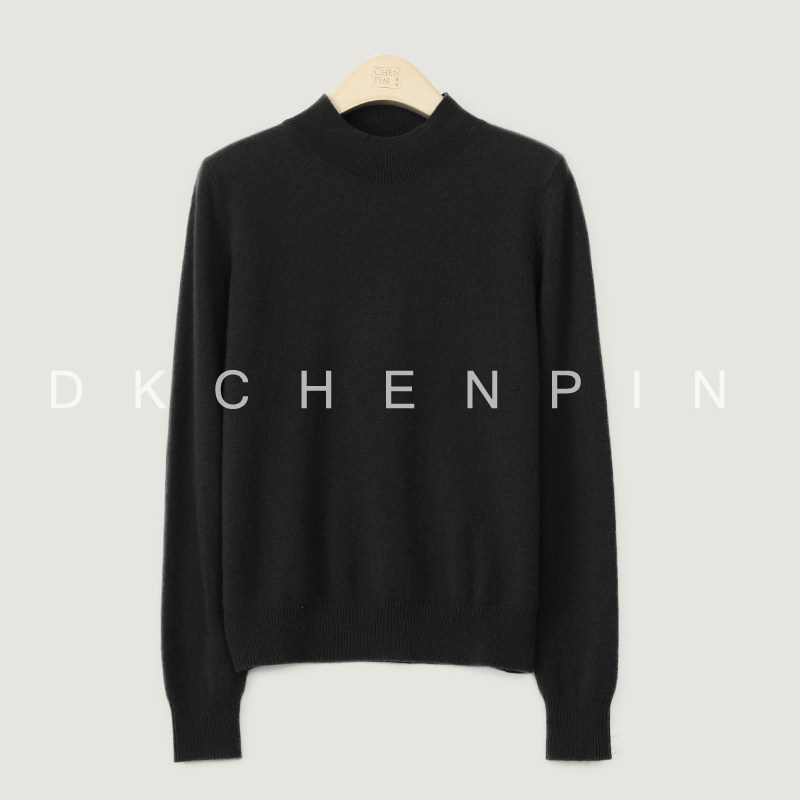 呈品100山羊绒针织衫女半高领长袖毛衣2023秋冬新款加厚套头毛衫,淘宝优惠券,粉丝福利购,淘宝优惠卷