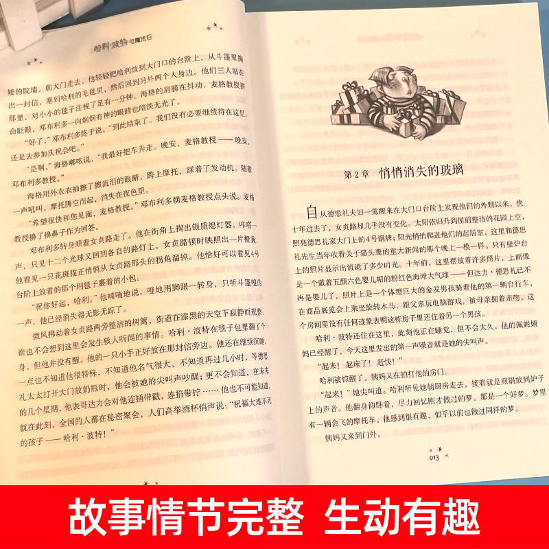 哈利波特全套7册典藏中文纪念版小说正版书人民文学出版社精装珍藏原著全集哈里与死亡圣器魔法石密室火焰杯凤凰社七部曲全册系列-图2