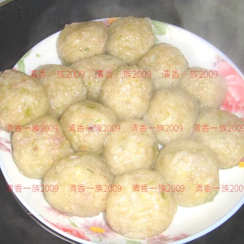 淮南正宗传统水晶圆子煎饼面圆特产年货贡丸荠菜宴席肉圆品质老店 - 图0