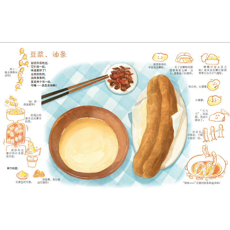 香喷喷的早饭我要吃精装绘本图画书一本关于吃早餐的书中国原创绘本适合3岁以上中福会正版童书 - 图2