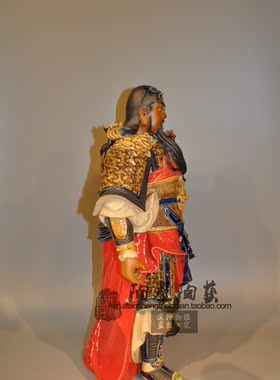 陶瓷武财神工艺吉祥中式佛堂公司