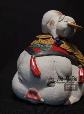 生肖陶瓷石湾公仔吉祥物装饰品