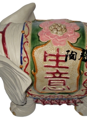 财运亨通石湾公仔门口阳台风水象