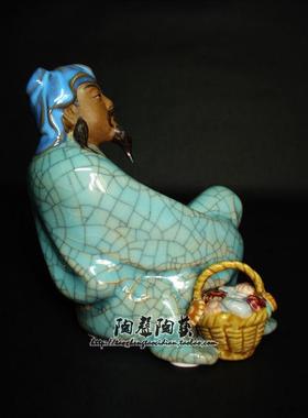 公仔家居客厅中式风大师石湾陶瓷