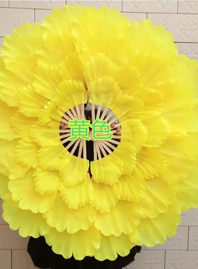 直销牡丹花大花瓣扇子舞蹈跳舞