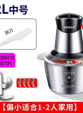 戴玛斯德国进口电动绞肉机家用多功能料理机搅拌搅馅绞馅蒜蓉泥器