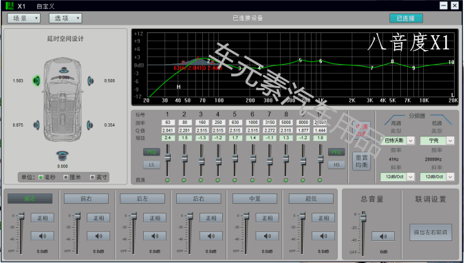 汽车dsp音频处理器远程调音服务调音软件教程科学人工调音协助 - 图1