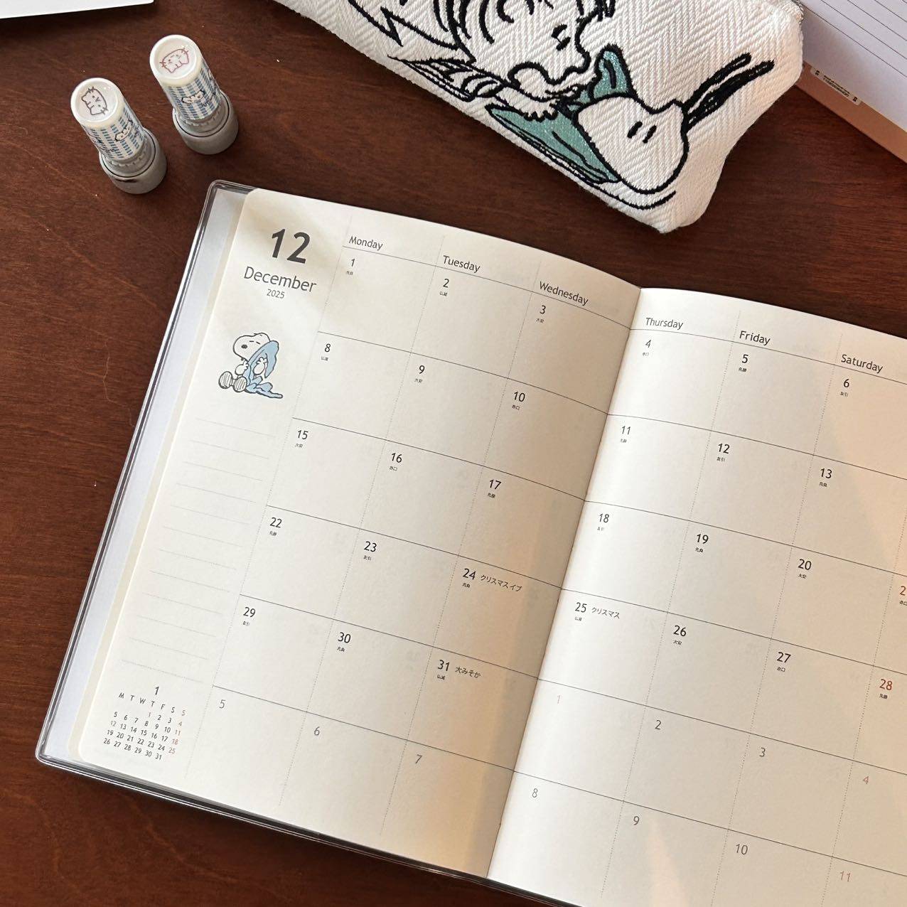 2026新款日本限定史努比彩页日程本复古风学生手账本打卡计划本子,淘宝优惠券,粉丝福利购,淘宝优惠卷