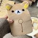 The same style of relaxed bear limited plush card bag coin wallet