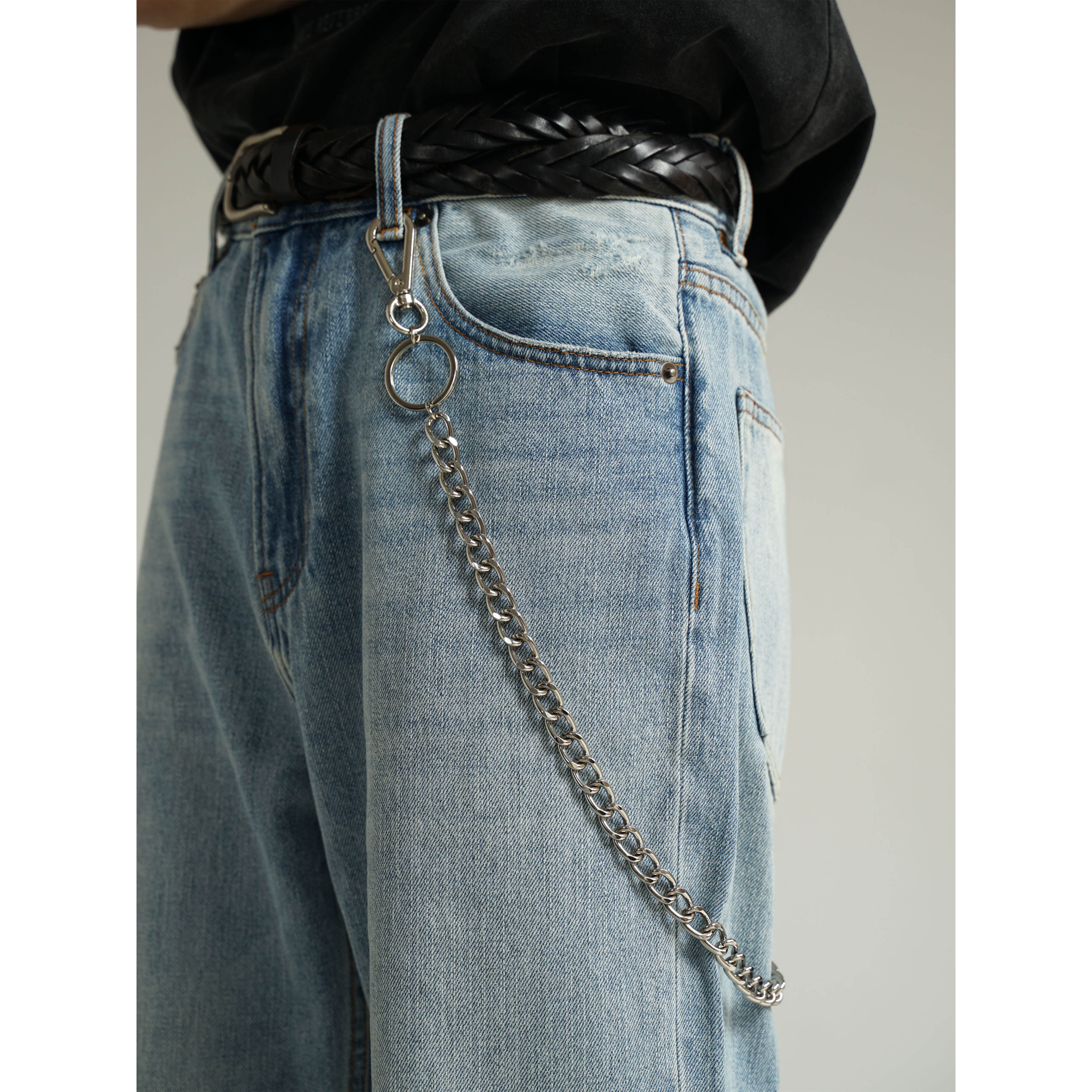 PURE2 WESTERN CARVED TROUSER CHAIN 西部复古雕花钛钢裤链