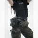 Dark style high-end multifunctional chest bag for men and women