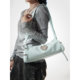 Original Designer Heart of Thorns Underarm Baguette Bag