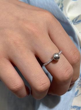 925纯银小灯泡超亮戒指