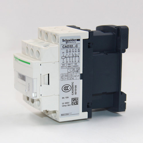 施耐德控制继电器CAD32 50M7C F7C BDC FDC 220V 110V 电梯接触器 - 图1