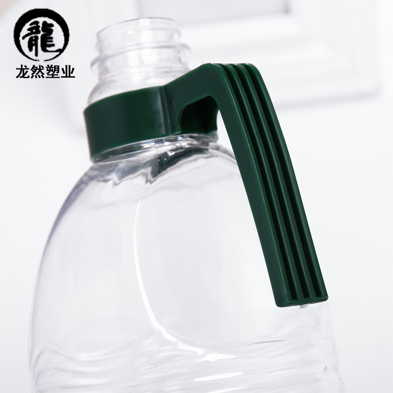 1.5L升油壶色拉油桶塑料空瓶子高端塑料瓶油瓶酒瓶3斤装孝素瓶 - 图1