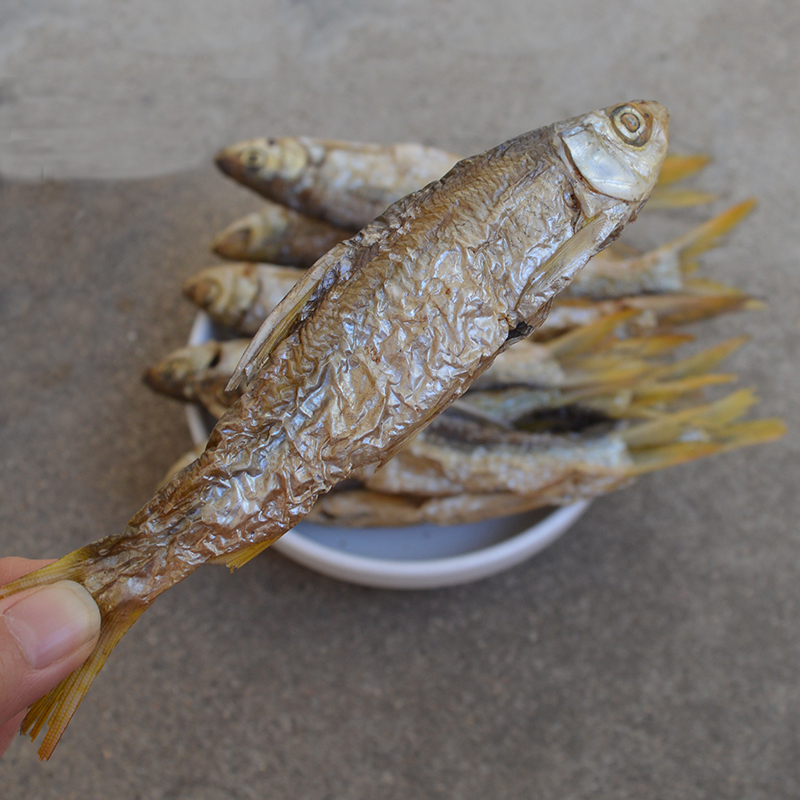 千岛湖鱼干干货黄尾鱼干无盐无添加农家自制土特产包邮250g火烘