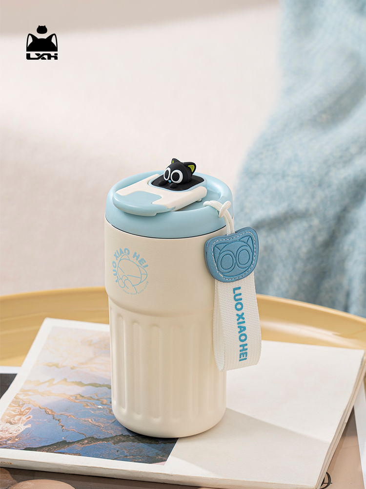 【爆款现货】罗小黑 伴你同行系列 咖啡随行杯 保温杯 正品周边,淘宝优惠券,粉丝福利购,淘宝优惠卷