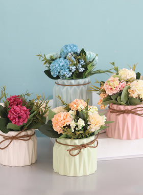 仿真花房间布置卧室可爱风小摆设