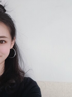 rumi夸张风大圆形水原希子耳圈