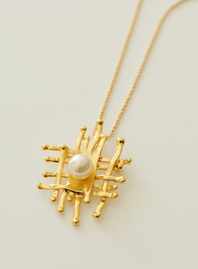 欧美范儿高端小众时尚夸张复古毛衣链高级感大气长款项链女饰品