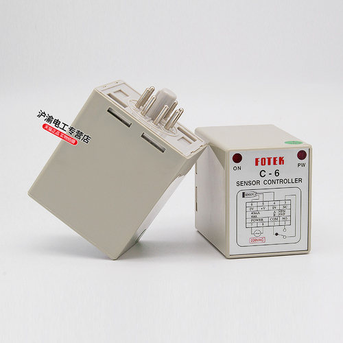 台湾原装FOTEK阳明液位控制器FR-1光电继电器C-6正品AC220V-380V - 图3