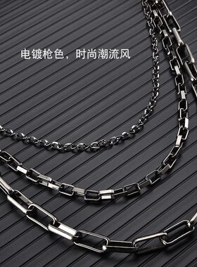 潮人腰链男嘻哈潮流链子配饰裤子挂链牛仔装饰粗链条裤链金属挂饰