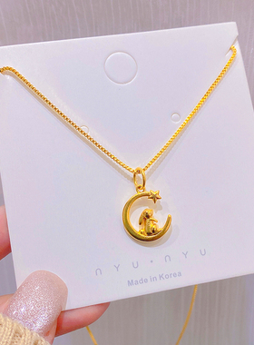 2024年新款潮高级感金色项链