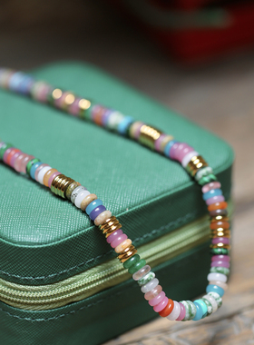 汤米凯特天然水晶男女小众彩虹