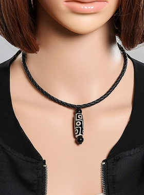 ins潮风不掉色短款天珠锁骨链